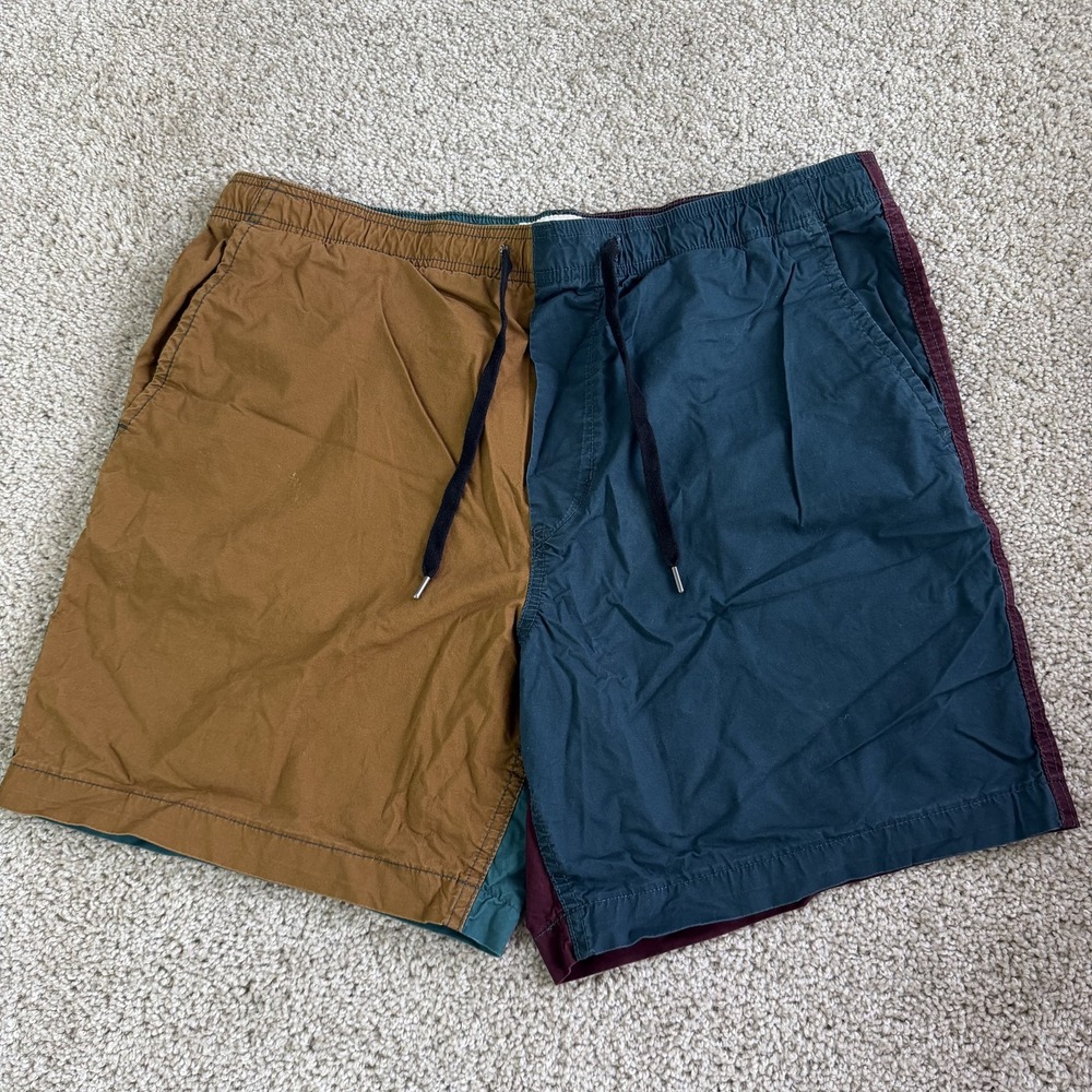 American Eagle Outfitters Chino Shorts Mens Large Multicolor Colorblock Summer